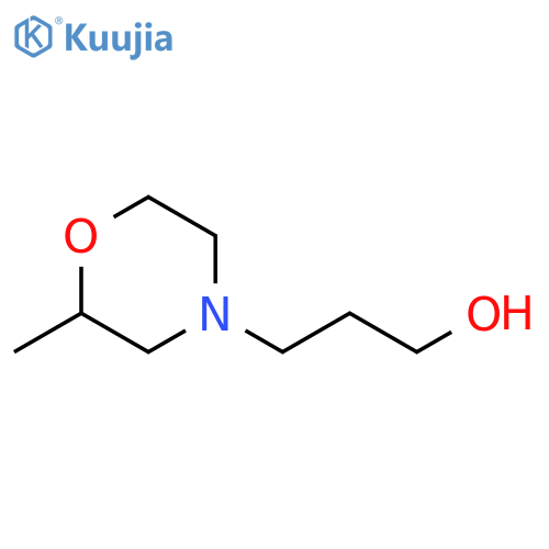 3-(2-methylmorpholino)propan-1-ol structure
