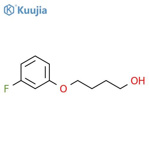 4-(3-fluorophenoxy)butan-1-ol structure
