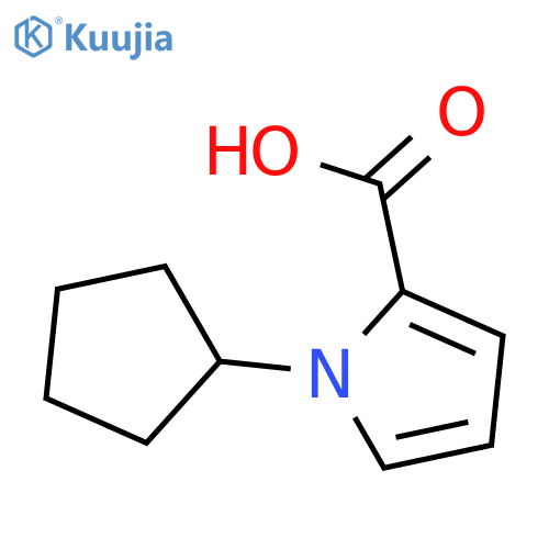 1-cyclopentyl-1H-pyrrole-2-carboxylic acid structure