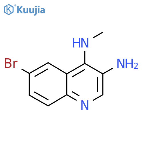 6-Bromo-N4-methylquinoline-3,4-diamine structure