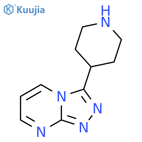 4-{1,2,4Triazolo4,3-apyrimidin-3-yl}piperidine structure
