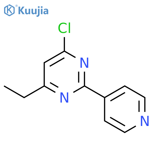 4-Chloro-6-ethyl-2-(pyridin-4-yl)pyrimidine structure