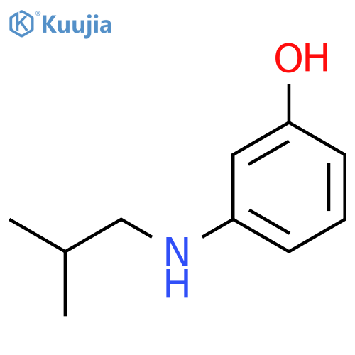 3-(2-Methylpropyl)aminophenol structure