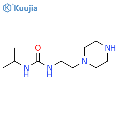 1-[2-(piperazin-1-yl)ethyl]-3-(propan-2-yl)urea structure