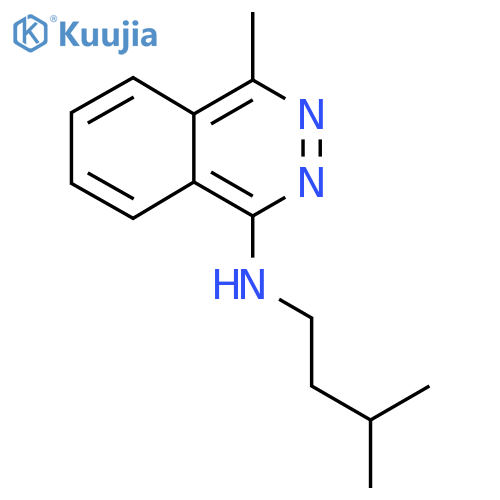 4-Methyl-N-(3-methylbutyl)phthalazin-1-amine structure