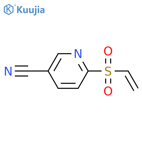 6-(Ethenesulfonyl)pyridine-3-carbonitrile structure