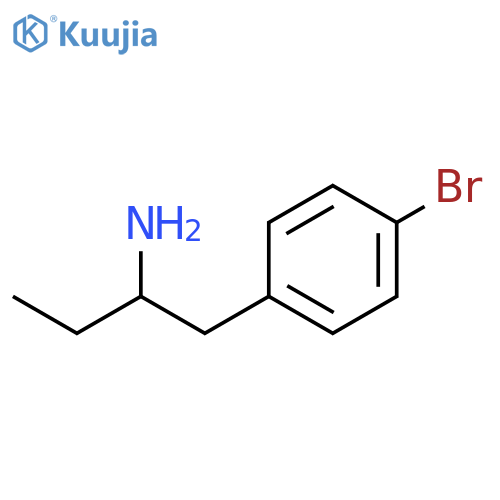 1-(4-bromophenyl)butan-2-amine structure
