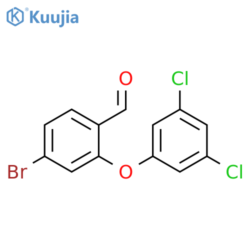 4-bromo-2-(3,5-dichlorophenoxy)benzaldehyde structure