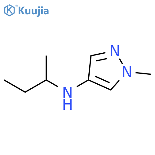 N-(butan-2-yl)-1-methyl-1H-pyrazol-4-amine structure