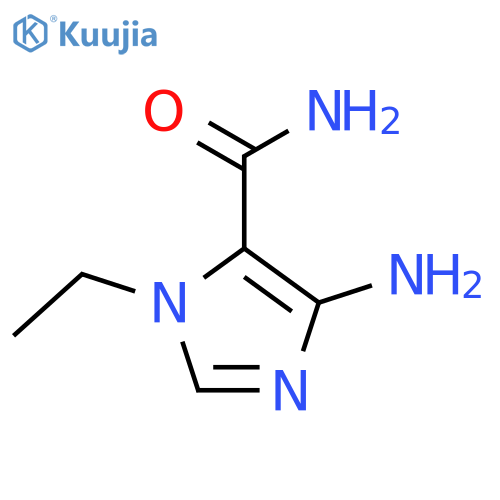 1H-Imidazole-5-carboxamide,4-amino-1-ethyl-(9CI) structure