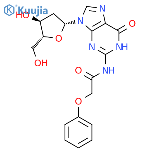 2'-Deoxy-N2-phenoxyacetylguanosine structure
