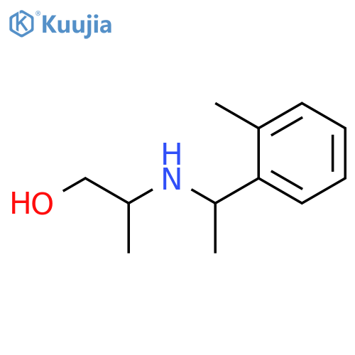 2-{1-(2-methylphenyl)ethylamino}propan-1-ol structure