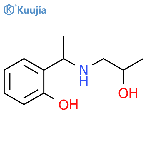 2-{1-(2-hydroxypropyl)aminoethyl}phenol structure