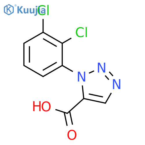 1-(2,3-dichlorophenyl)-1H-1,2,3-triazole-5-carboxylic acid structure