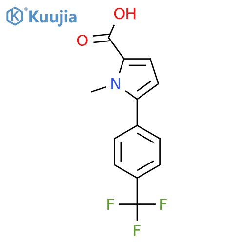 1-Methyl-5-4-(trifluoromethyl)phenylpyrrole-2-carboxylic Acid structure