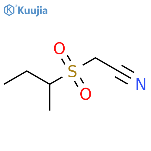 2-(butane-2-sulfonyl)acetonitrile structure