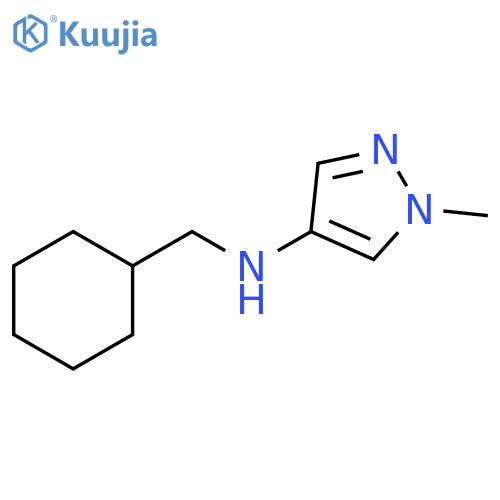 N-(cyclohexylmethyl)-1-methyl-1H-pyrazol-4-amine structure