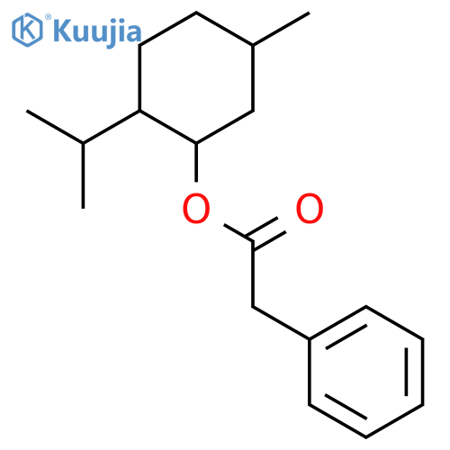 Benzeneacetic acid,5-methyl-2-(1-methylethyl)cyclohexyl ester structure