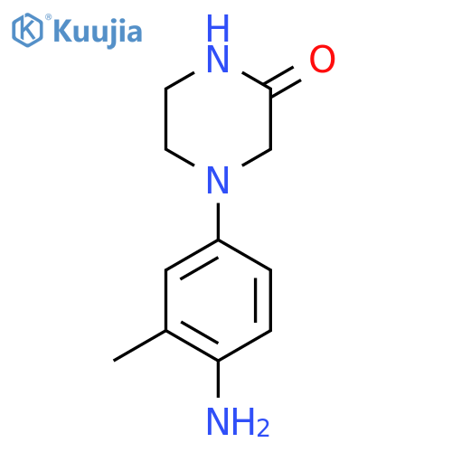 4-(4-Amino-3-methylphenyl)piperazin-2-one structure