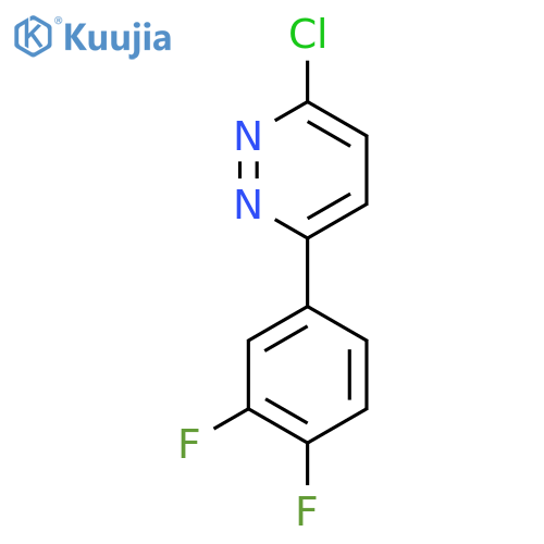3-Chloro-6-(3,4-difluorophenyl)pyridazine structure
