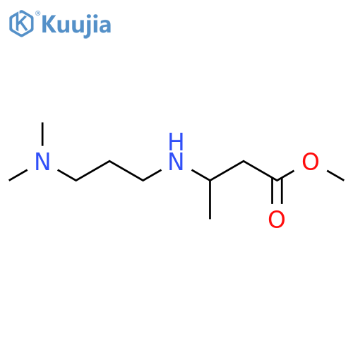 Methyl 3-{[3-(dimethylamino)propyl]amino}butanoate structure