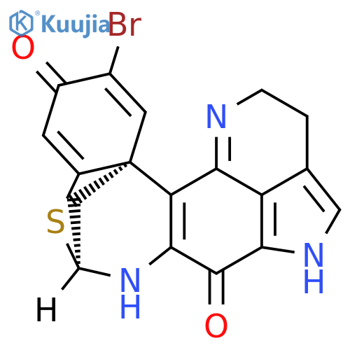 11H-8,13a-Methanopyrrolo[4',3',2':4,5]quino[7,8-d][1,3]benzothiazepine-6,11(2H)-dione,12-bromo-3,5,7,8-tetrahydro-, (8S,13aS)- structure