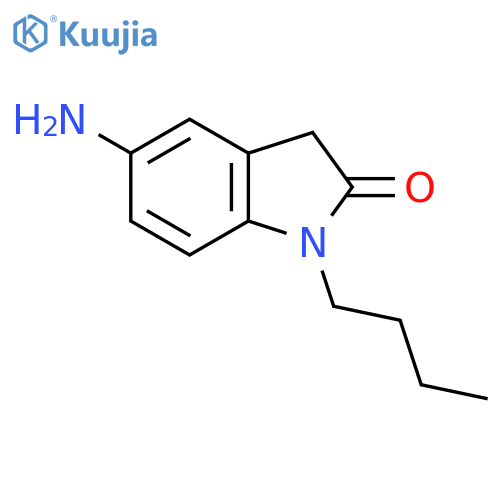 5-amino-1-butyl-2,3-dihydro-1H-indol-2-one structure