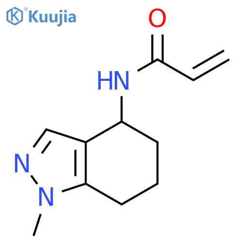 2-Propenamide, N-(4,5,6,7-tetrahydro-1-methyl-1H-indazol-4-yl)- structure