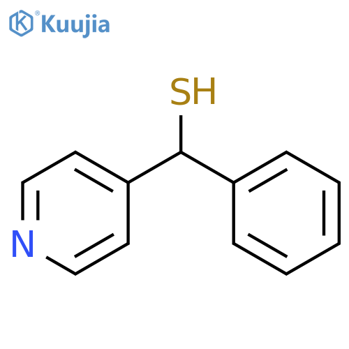 Phenyl(pyridin-4-yl)methanethiol structure
