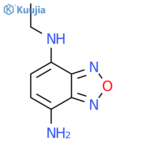 4-N-ethyl-2,1,3-benzoxadiazole-4,7-diamine structure