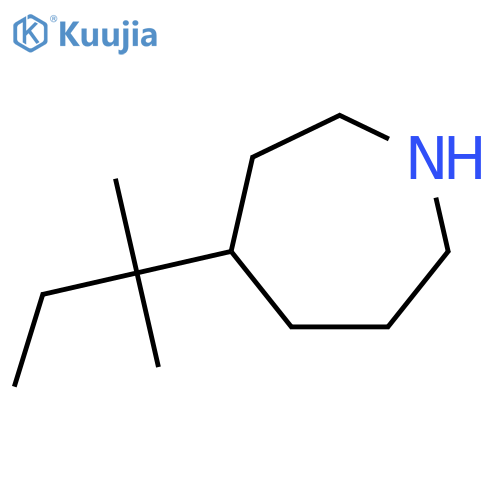4-(1,1-Dimethylpropyl)hexahydro-1H-azepine structure