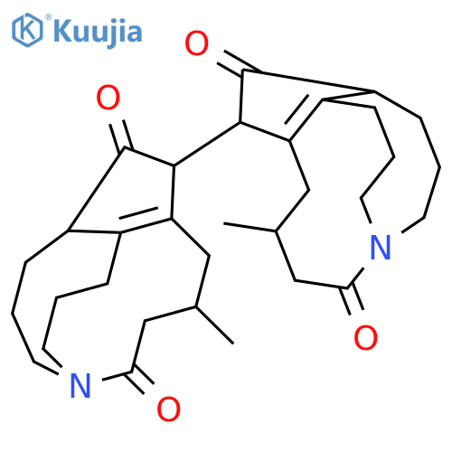 [9,9'-Bi-4,11-propano-4H-cyclopent[e]azecine]-5,5',10,10'(1H,1'H,6H,6'H)-tetrone,2,2',3,3',7,7',8,8',9,9',11,11'-dodecahydro-7,7'-dimethyl- (9CI) structure