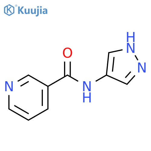N-(1H-pyrazol-4-yl)pyridine-3-carboxamide structure
