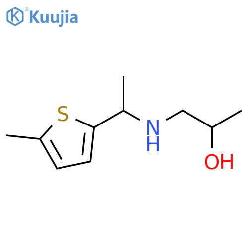 1-{1-(5-methylthiophen-2-yl)ethylamino}propan-2-ol structure
