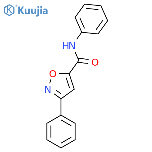 N,3-diphenyl-1,2-oxazole-5-carboxamide structure