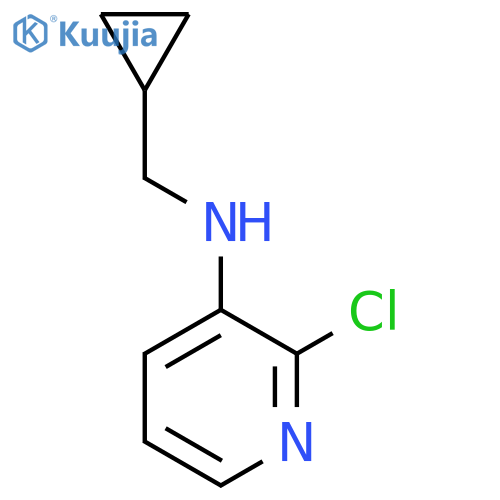 (2-Chloro-pyridin-3-yl)-cyclopropylmethyl-amine structure