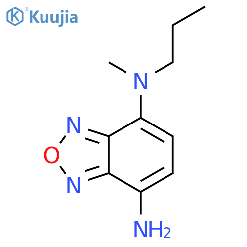 2,1,3-Benzoxadiazole-4,7-diamine, N4-methyl-N4-propyl- structure