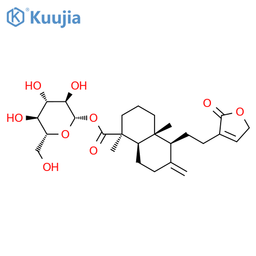 3-beta-[(O-beta-D-glucopyranosyl-(1->3)-4,6-dideoxy-2-O-methyl-beta-D-gulopyranosyl)]-5beta,14beta-dihydroxy-19-oxocard-20(22)enolide structure