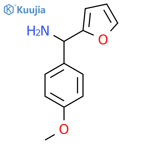 (Furan-2-yl)(4-methoxyphenyl)methanamine structure