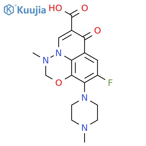 Marbofloxacin structure