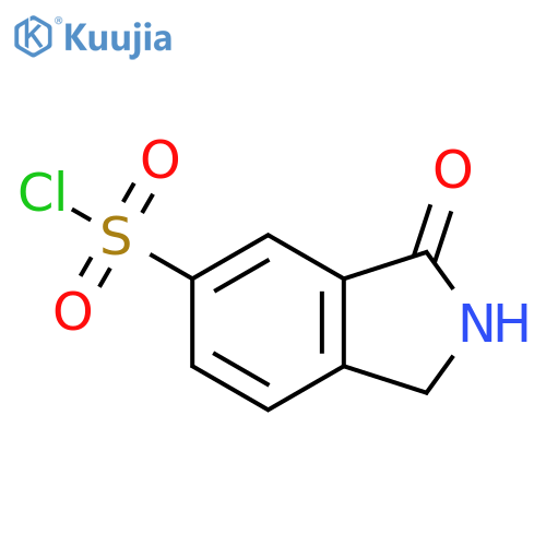 3-oxo-2,3-dihydro-1H-isoindole-5-sulfonyl chloride structure