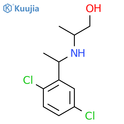 2-{1-(2,5-dichlorophenyl)ethylamino}propan-1-ol structure