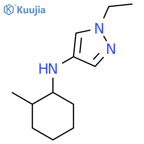 1-Ethyl-N-(2-methylcyclohexyl)-1H-pyrazol-4-amine structure