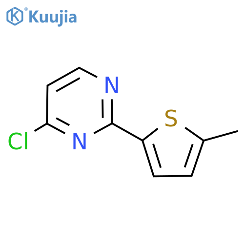 4-Chloro-2-(5-methylthiophen-2-yl)pyrimidine structure
