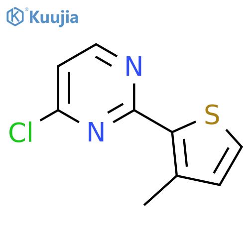 4-Chloro-2-(3-methylthiophen-2-yl)pyrimidine structure