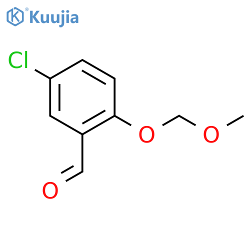 5-chloro-2-(methoxymethoxy)benzaldehyde structure