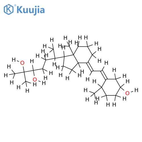 (3S,5E,7E,10S)-9,10-Secocholesta-5,7-diene-3,24,25-triol structure