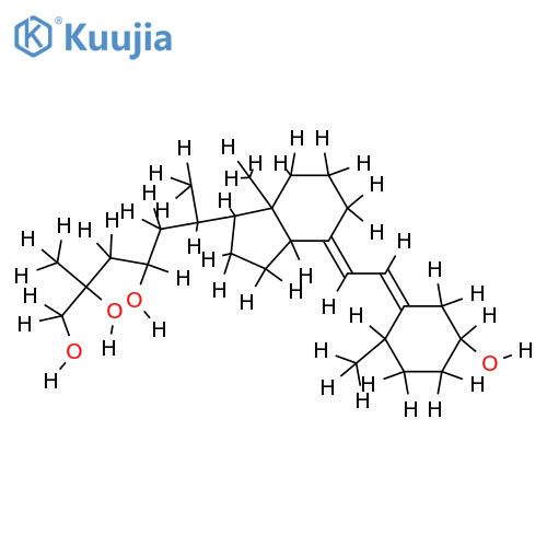(3S,5E,7E,10S)-9,10-Secocholesta-5,7-diene-3,23,25,26-tetrol structure