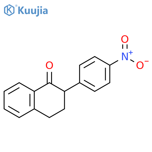 2-(4-Nitrophenyl)-3,4-dihydronaphthalen-1(2h)-one structure