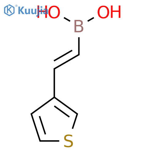 B-(1E)-2-(3-Thienyl)ethenylboronic Acid structure